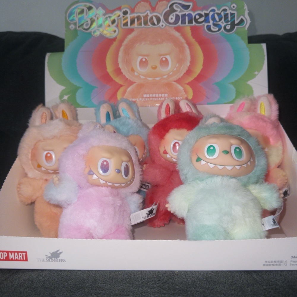 The Monsters Plush Toy Collection - Pink, Red, Green, Cream